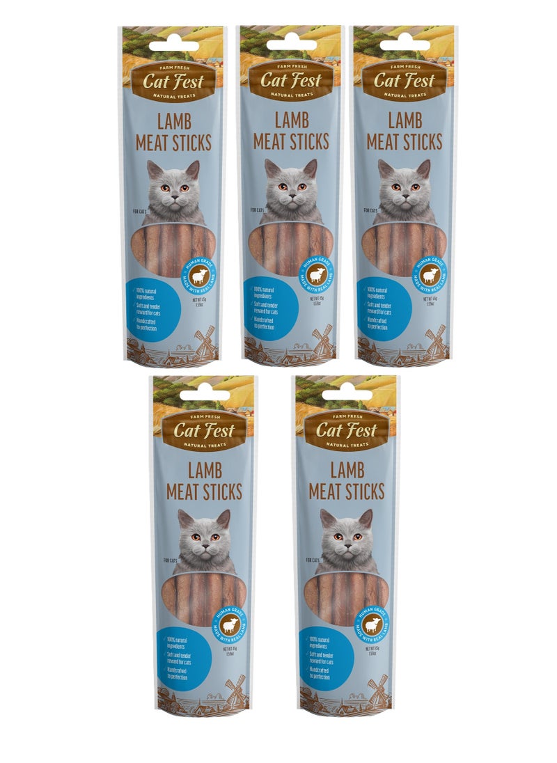 5pcs LambMeat Sticks Treats For Cats 5x45G - pzsku/Z4DD7C6FFF8A411BBF51AZ/45/_/1736517125/fef4221f-12db-49e6-8997-cd1e50b0a310