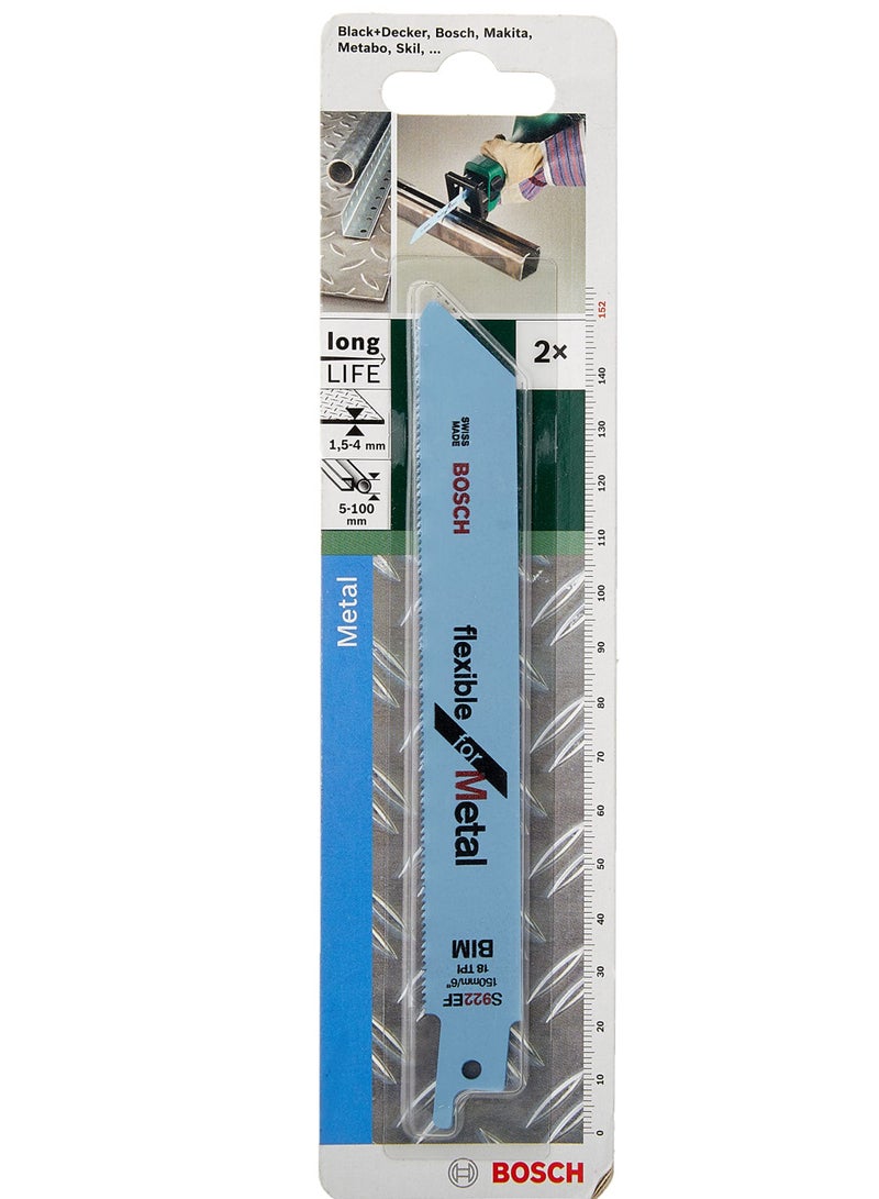 BOSCH Sabre Saw Blade 150mm Metal  - Image 1