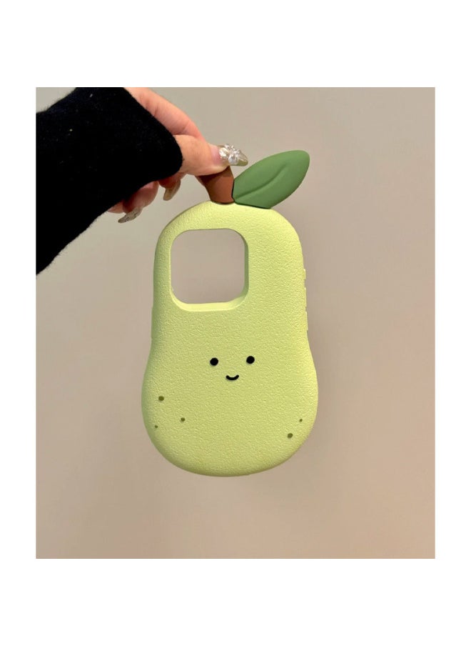 Creative Three-dimensional Sydney Expression For Iphone16 Mobile Phone Shell For Iphone15/14promax Lanyard 13 Silicone-Color:Big Sydney-three-dimensional Silicone Soft Shell-Applicable Models:For Iphone14promax