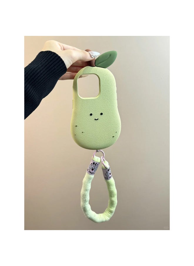 Creative Three-dimensional Sydney Expression For Iphone16 Mobile Phone Shell For Iphone15/14promax Lanyard 13 Silicone-Color:Big Sydney-three-dimensional Silicone Soft Shell-Applicable Models:For Iphone14promax