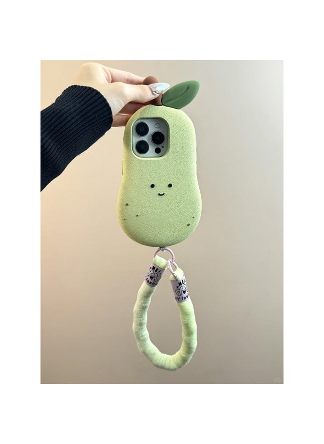 Creative Three-dimensional Sydney Expression For Iphone16 Mobile Phone Shell For Iphone15/14promax Lanyard 13 Silicone-Color:Big Sydney-three-dimensional Silicone Soft Shell-Applicable Models:For Iphone14promax