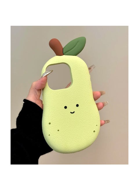 Creative Three-dimensional Sydney Expression For Iphone16 Mobile Phone Shell For Iphone15/14promax Lanyard 13 Silicone-Color:Big Sydney-three-dimensional Silicone Soft Shell-Applicable Models:For Iphone14promax