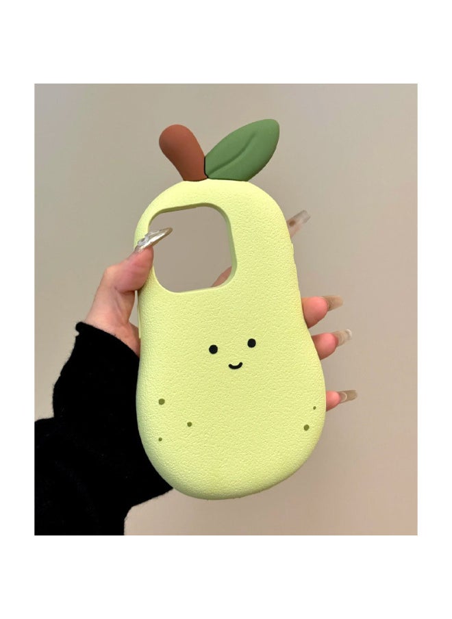 Creative Three-dimensional Sydney Expression For Iphone16 Mobile Phone Shell For Iphone15/14promax Lanyard 13 Silicone-Color:Big Sydney-three-dimensional Silicone Soft Shell-Applicable Models:For Iphone14promax