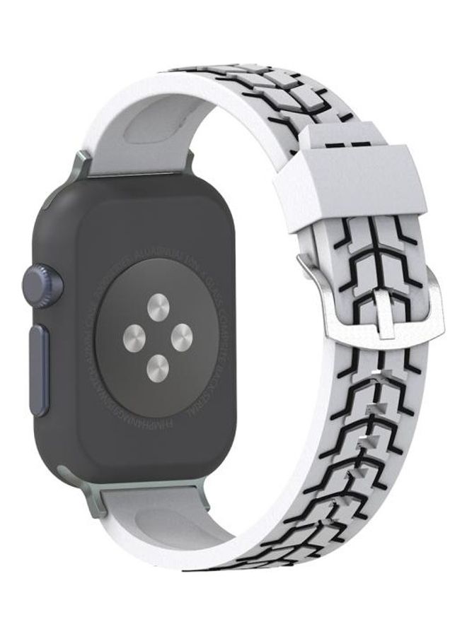 NIBEMINENT Replacement Watchband for Apple Watch Series 3/2/1 42mm White - Image 4
