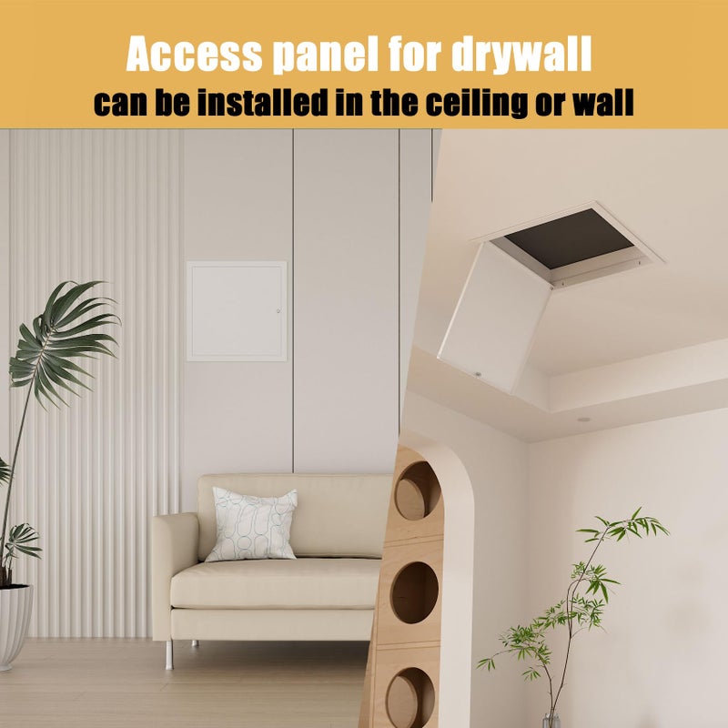 Joogto Thicken 1mm 14 x 24 Access Panel for Drywall,Attic Door, Ceiling Access Panel for Drywall,14x24 Metal Access Panels are Thickened to 1mm to Solve The Problem of Fragile Panels(Screwdriver Latch) - Image 2