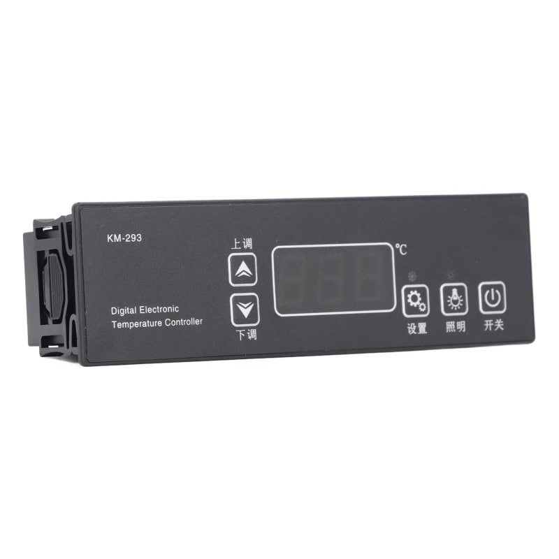 220V Temperature Controller: 10A Output, IP65 Front Panel Protection - High Accuracy NTC Sensor, Easy Digital Operation for Home Industrial Incubator Greenhouse Refrigerator - Image 3