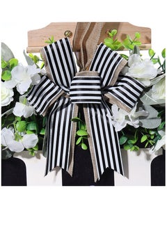 Y&D Welcome Sign Creative Bowknot Letter Wreath In Front Of The Door Outdoor Decoration Props For The Courtyard 35x40CM  - Image 3