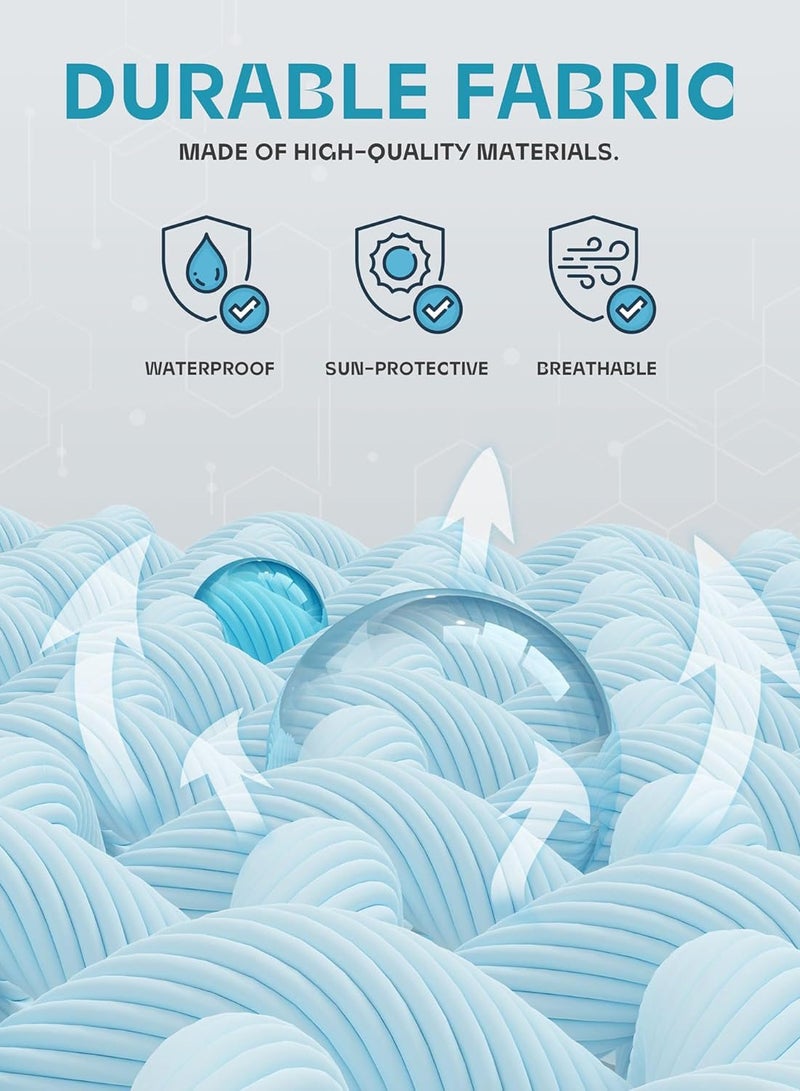 Travel Garment Bag with Zipper Pocket,  Hanging Clothes Storage Suit Bag with Handles, Black - Image 4