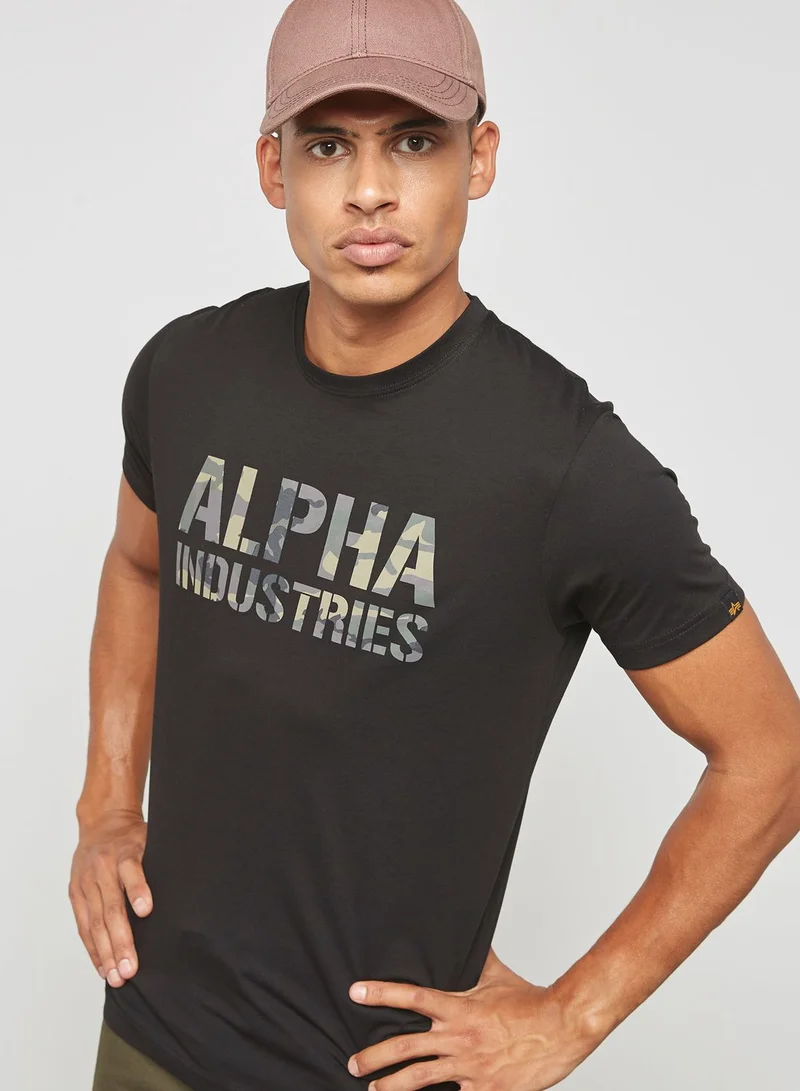 Alpha Industries Camo Printed T-Shirt