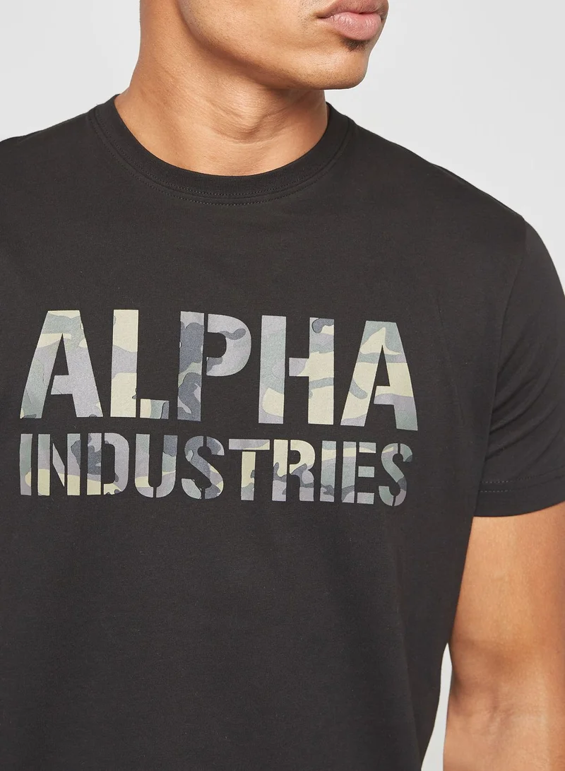 Alpha Industries Camo Printed T-Shirt
