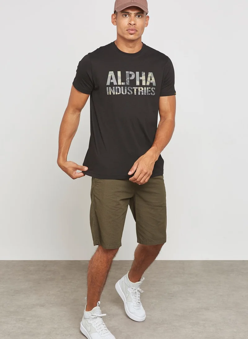 Alpha Industries Camo Printed T-Shirt