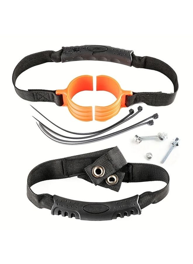 حبل سحب الدراجة النارية البرتقالي مشبك راتشيت قابل للتعديل متين للدراجات الترابية - Image 1