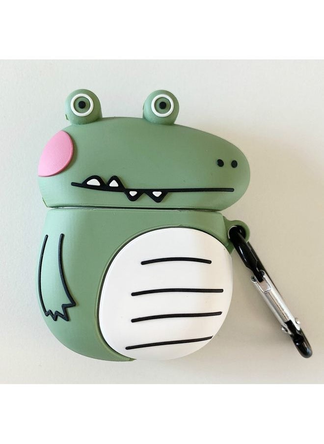 Generic Case Cover For Apple AirPods 1/2 Generation Universal Wireless Cute Dinosaur Bluetooth Headphone Protective Case Reseda 