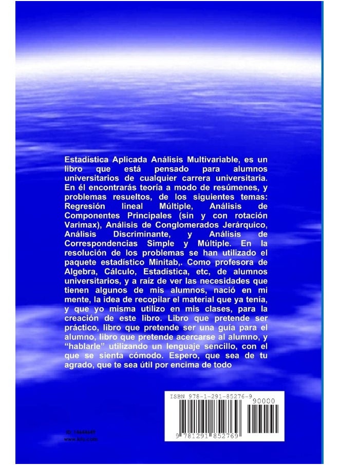 Estadística Aplicada Análisis Multivariable - Esquemas de Teoría y Problemas Resueltos  - Image 2