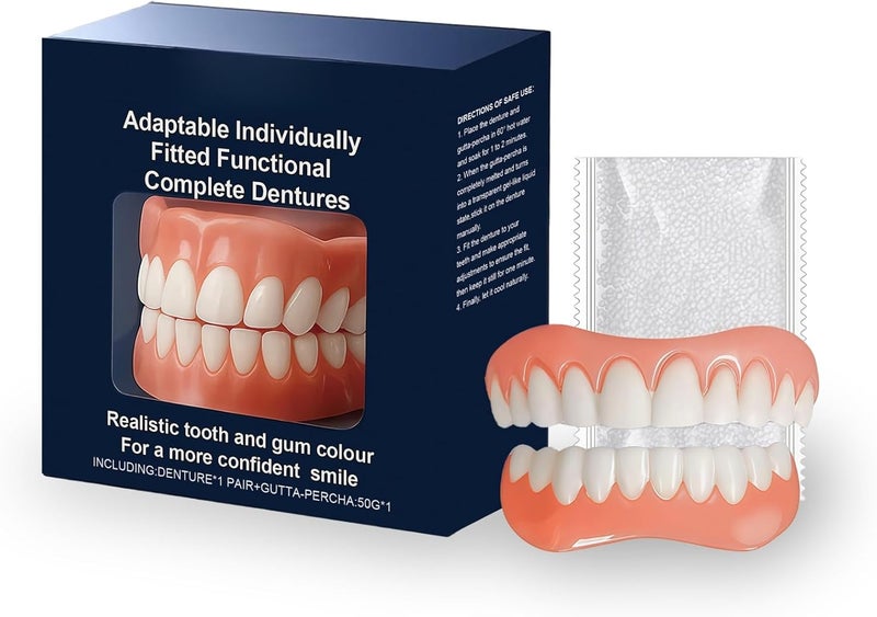 Tooth beautification set: improve smile, cover between teeth and missing teeth, wear comfortably, easy to operate at home, create a natural and beautiful effect - Image 2