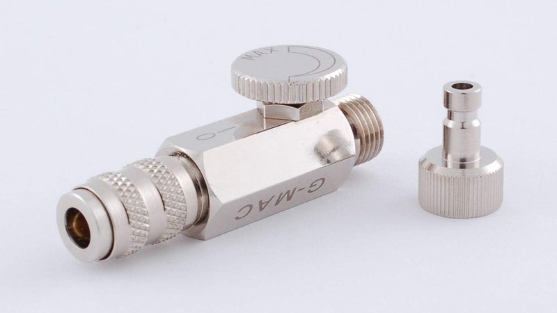 Grex G-MAC MAC Valve with Quick Connect Coupler and Plug for Airbrushes - Image 2