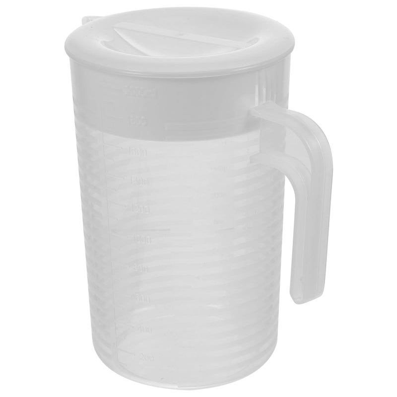 Large Capacity 2000ml White Plastic Water Pitcher With Handle For Kitchen And Tea Party - Image 2