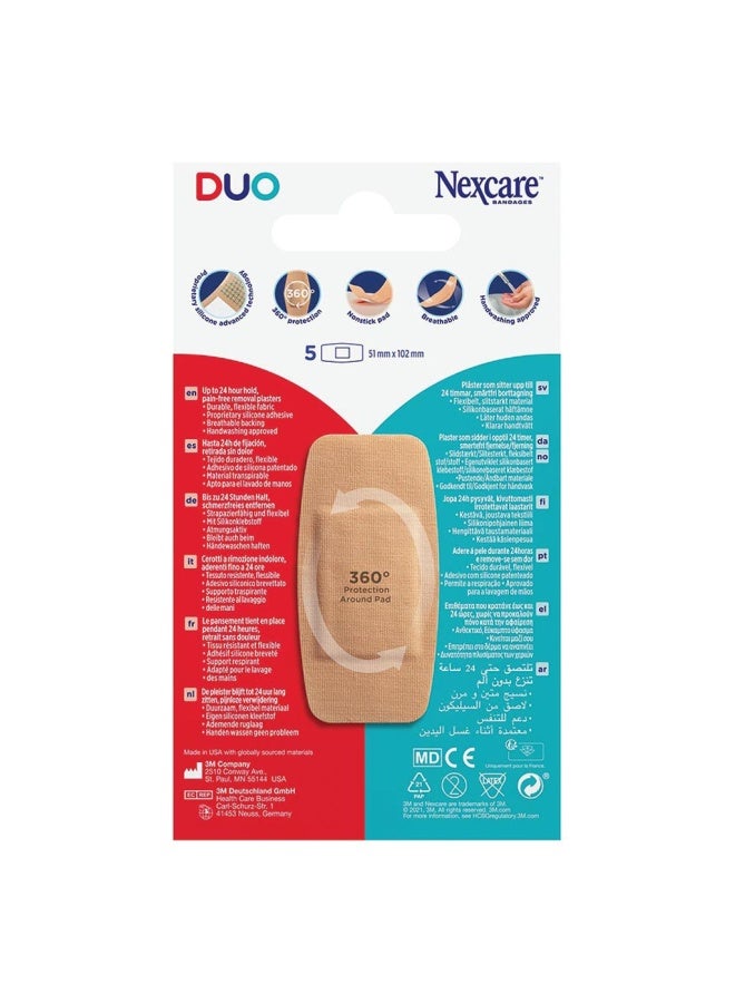 3M Nexcare Duo Maxi Bandages 5'S - Image 3