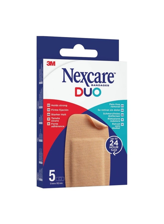3M Nexcare Duo Maxi Bandages 5'S - Image 2