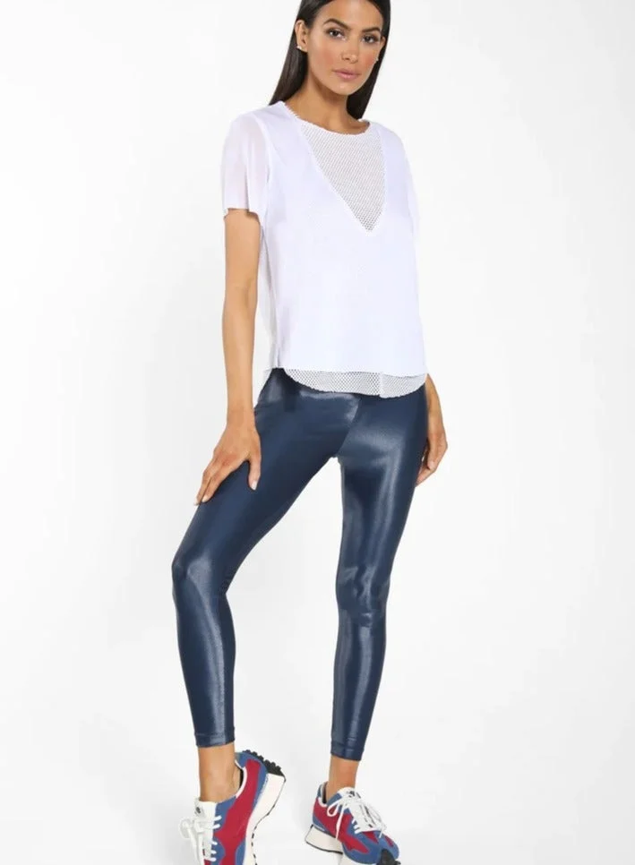Koral White Koral Double Layer Tee,  A6124J07-L-Wht for Women | Best Price UAE