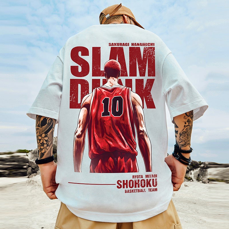 Trendy Loose T-Shirts for Plus-Size Men,Sports Short Sleeves,Oversized Couple's Large Size Men's Clothing,Loose and Slimming