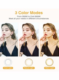 Y&D Clip-on Selfie Ring Light, LED Rechargeable Circle Light for Phone  - Image 2