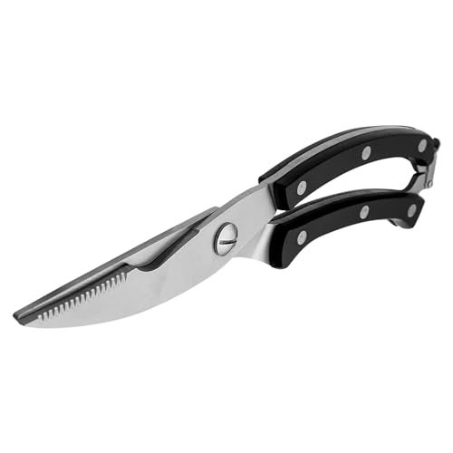 Bridge2shopping Stainless Steel Heavy Duty Poultry Chicken Bone Meat Scissor, Kitchen Scissor Cutter With Safety Lock - Image 1