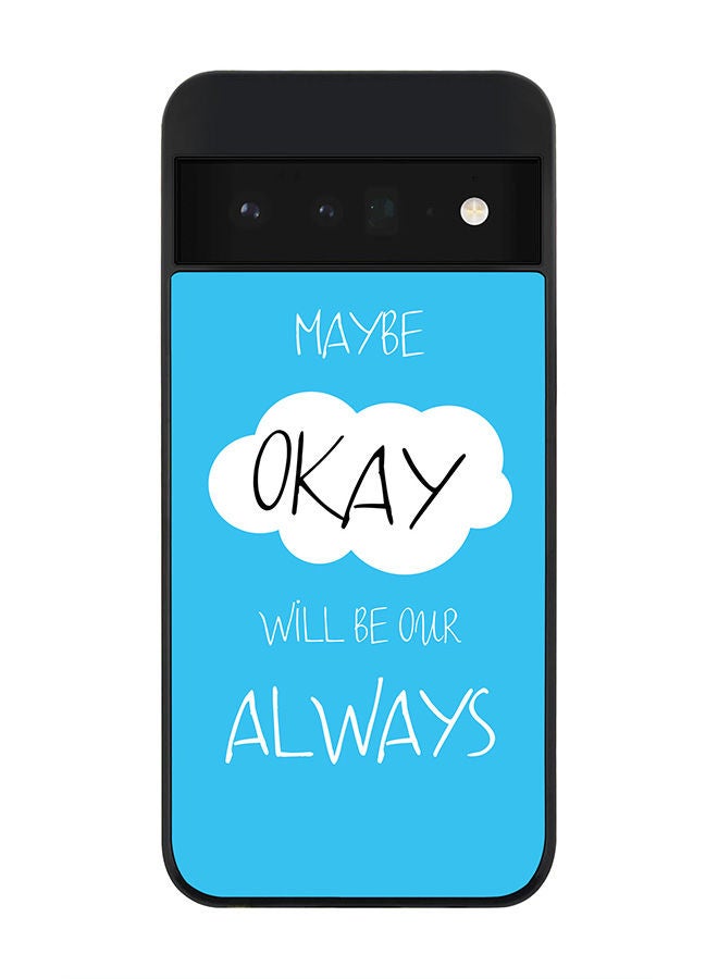 Stylizedd Rugged Black edge case for Google Pixel 6 Pro 5G Slim fit Soft Case Flexible Rubber Edges Anti Drop TPU Gel Thin Cover - Maybe Okay - Image 1