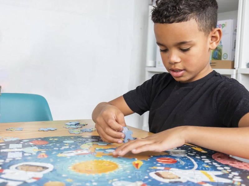 Boppi 150 Piece Round Jigsaw Puzzle - World Map - Image 4