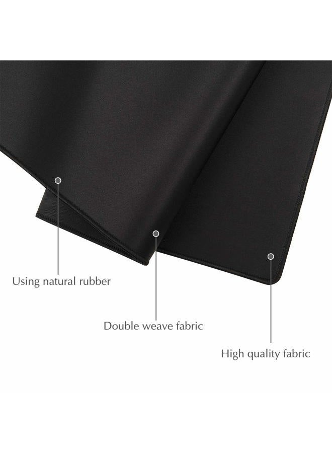 JIALONG Extended Gaming Mouse Pad Large Size 35.4 X 15.7X 0.12inches Comfortable XXL Mousepad Desk Mouse Mat for Work & Gaming, Office & Home - Classic Black - Image 3