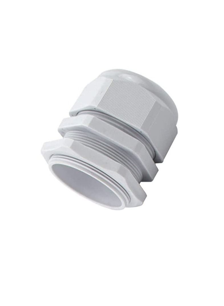 Armoured Cable Gland Kit for Outdoor Sockets and Junction Boxes & Industrial Use with Lock Nut PVC Shroud and Earth Tag (20L, A2) - Image 2