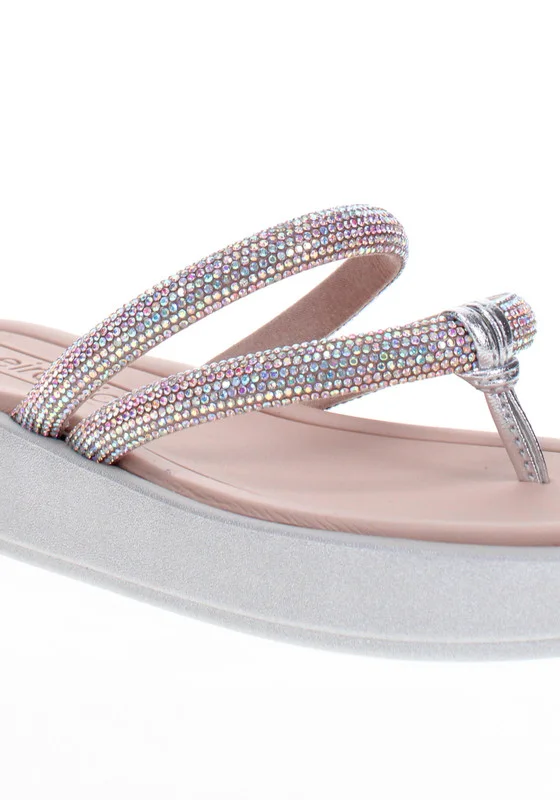 بيرا ريو Beira Rio Ladies Flat Sandals Northern | Made In Brazil