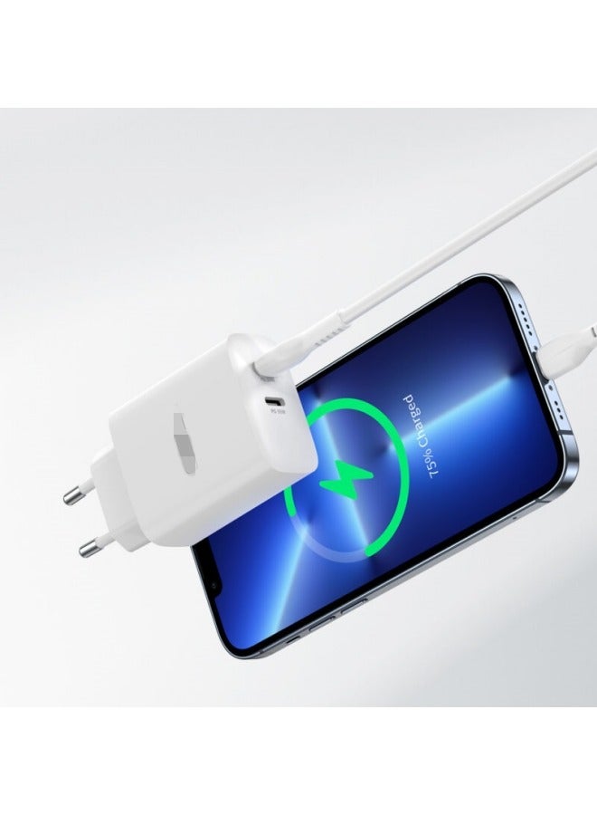 T4 PD 35W Wall Mounted Charging Station With Dual USB-C Ports for Fast Charging - Image 4