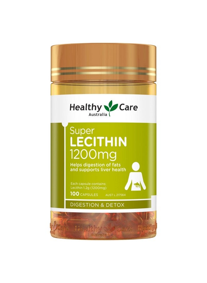 Healthy Care Lecithin 1200mg 100caps - Image 1