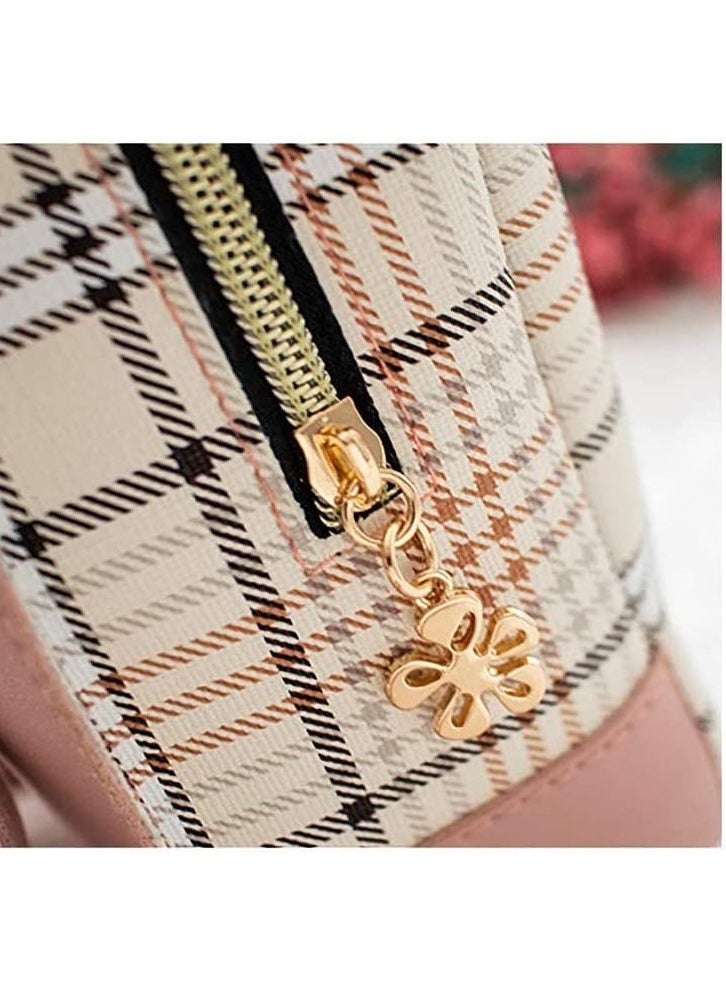 Cell Phone Purse Backpack Crossbody Bag Girls Trendy Smartphone Wallet Lightweight Pouch Bag Sweden simple style normcore Ultralight Travel lovely Waterproof Women Small Shoulder Bag Pink