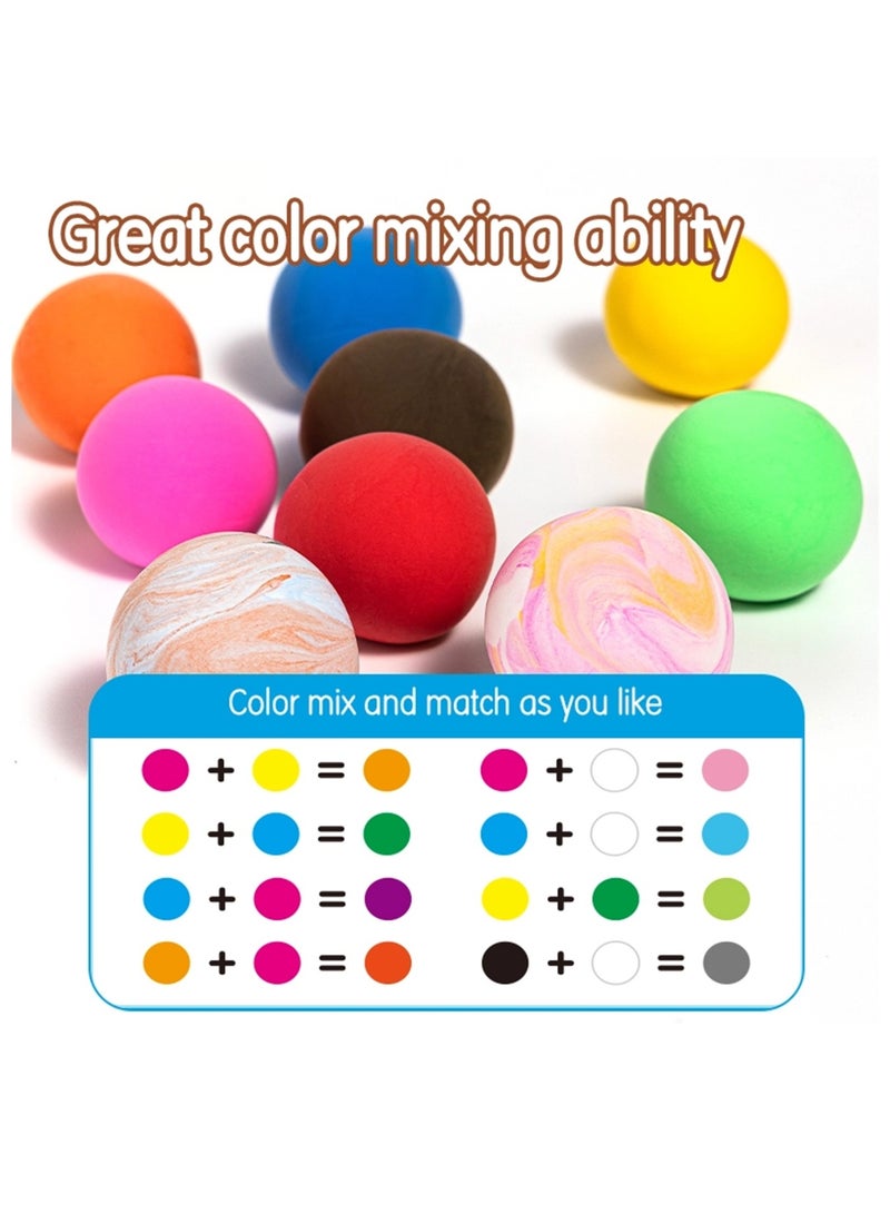 Deli 36-Piece Soft Clay For Art And Crafts Multicolour - Image 3