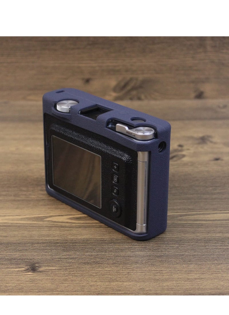 Generic Camera Case for Instax Mini EVO Silicone Protective Case Compatible with Fuji Instax Mini EVO Instant Camera Soft Rubber Lightweight Case (Blue)  - Image 5