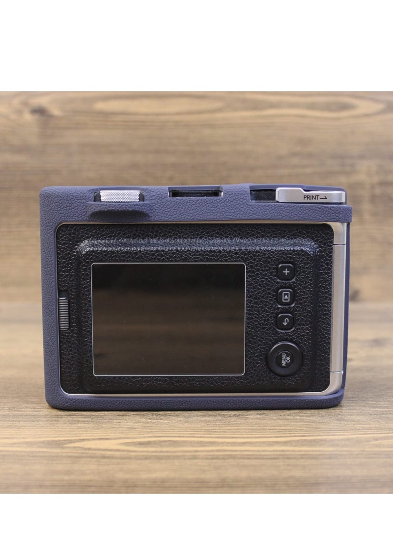 Generic Camera Case for Instax Mini EVO Silicone Protective Case Compatible with Fuji Instax Mini EVO Instant Camera Soft Rubber Lightweight Case (Blue)  - Image 3