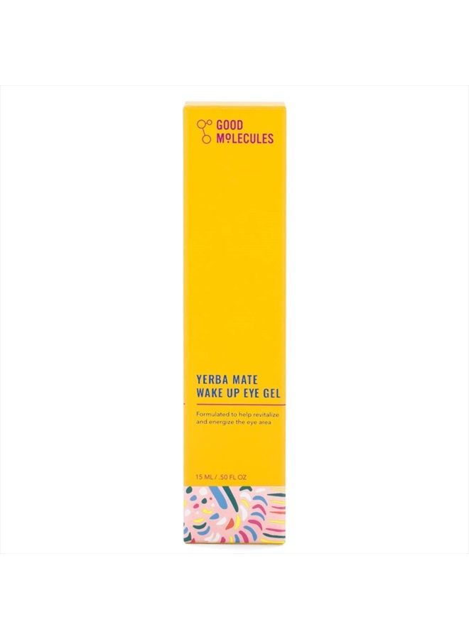 Good Molecules جل ويك أب للعين 0، 50 أونصة مركب من مستخلص يربا ميت، ينشط وينشط العيون مع هذا الجل المهدئ النباتي، الخالي من العطور، 0.5 أونصة سائلة (عبوة من قطعة واحدة) - Image 2