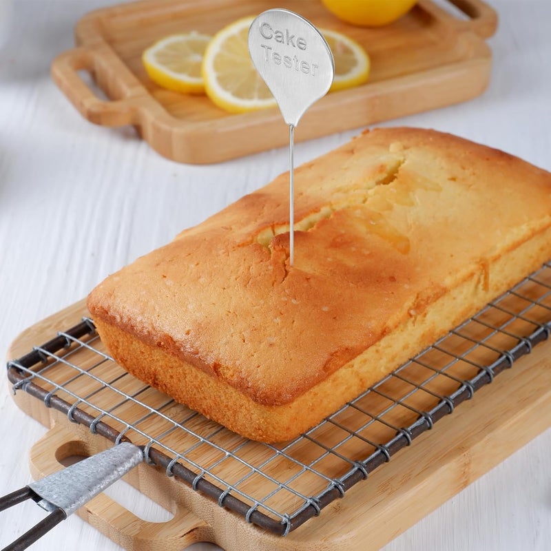 Omesata Cake Tester for Baking, 4 Packs Cake Testers for Baking Doneness and Reusable Cake Testing Stick 7.9 in Stainless Steel Skewer - Image 5