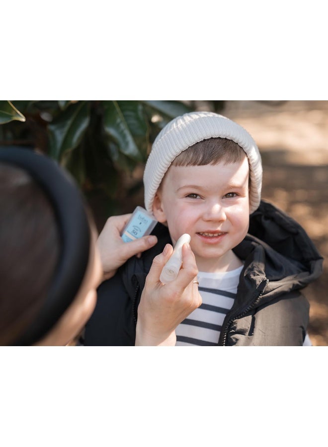 Babo Botanicals Sensitive Baby Mineral Sunscreen Stick SPF 50-70% Organic Ingredients - Zinc Oxide - NSF & Made Safe Certified - EWG Verified - Water Resistant - Fragrance-Free - for Babies & Kids - Image 5