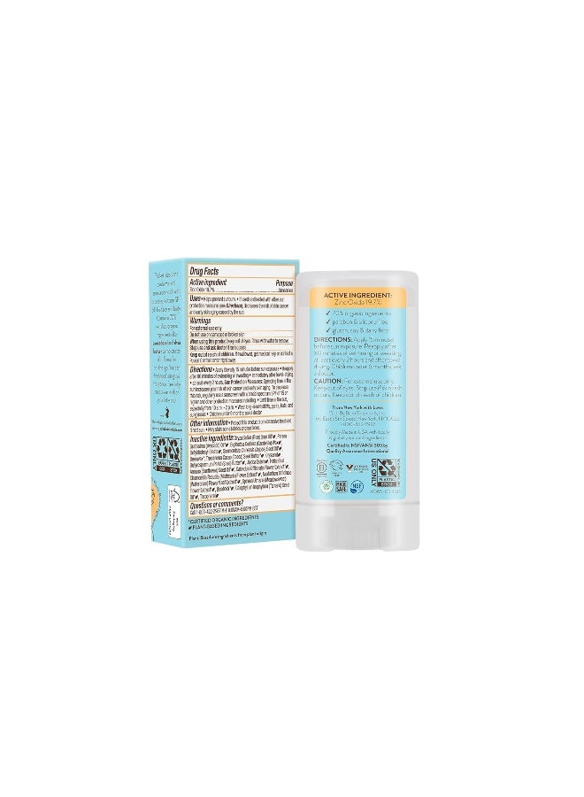 Babo Botanicals Sensitive Baby Mineral Sunscreen Stick SPF 50-70% Organic Ingredients - Zinc Oxide - NSF & Made Safe Certified - EWG Verified - Water Resistant - Fragrance-Free - for Babies & Kids - Image 2