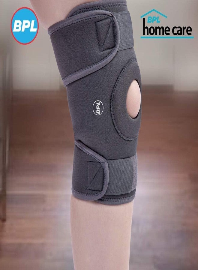 BPL Medical Technologies OrthoCare Knee Wrap Premium Knee Support Open Patella, Breathable Knee Cap Brace for Arthritis, Pain Relief, Sports for Men & Women - Grey - XL - Image 5