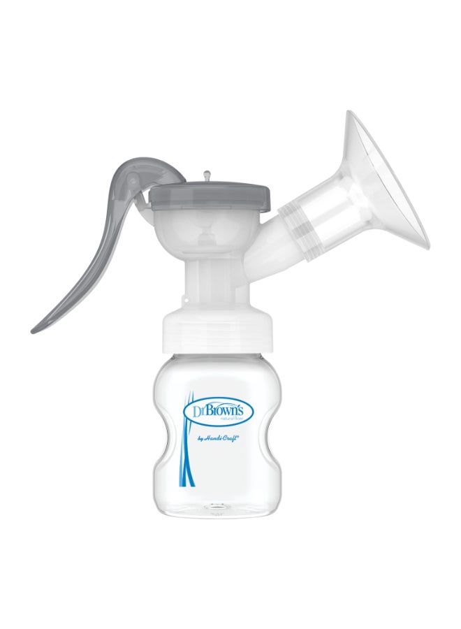Dr. Brown’s Manual Breast Pump With Soft Shape Silicone Shield - Image 1