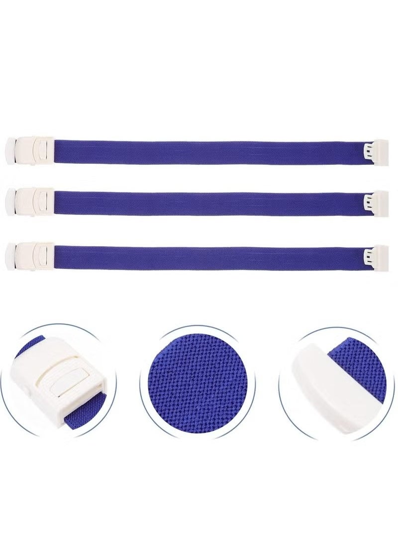 Generic 4Pcs Emergency Tourniquets Portable Adjustable Tourniquets Medical First Aid Quick Release Outdoor Elastic Strap Buckle Band for Blood Drawing, 40X2.5cm  - Image 3