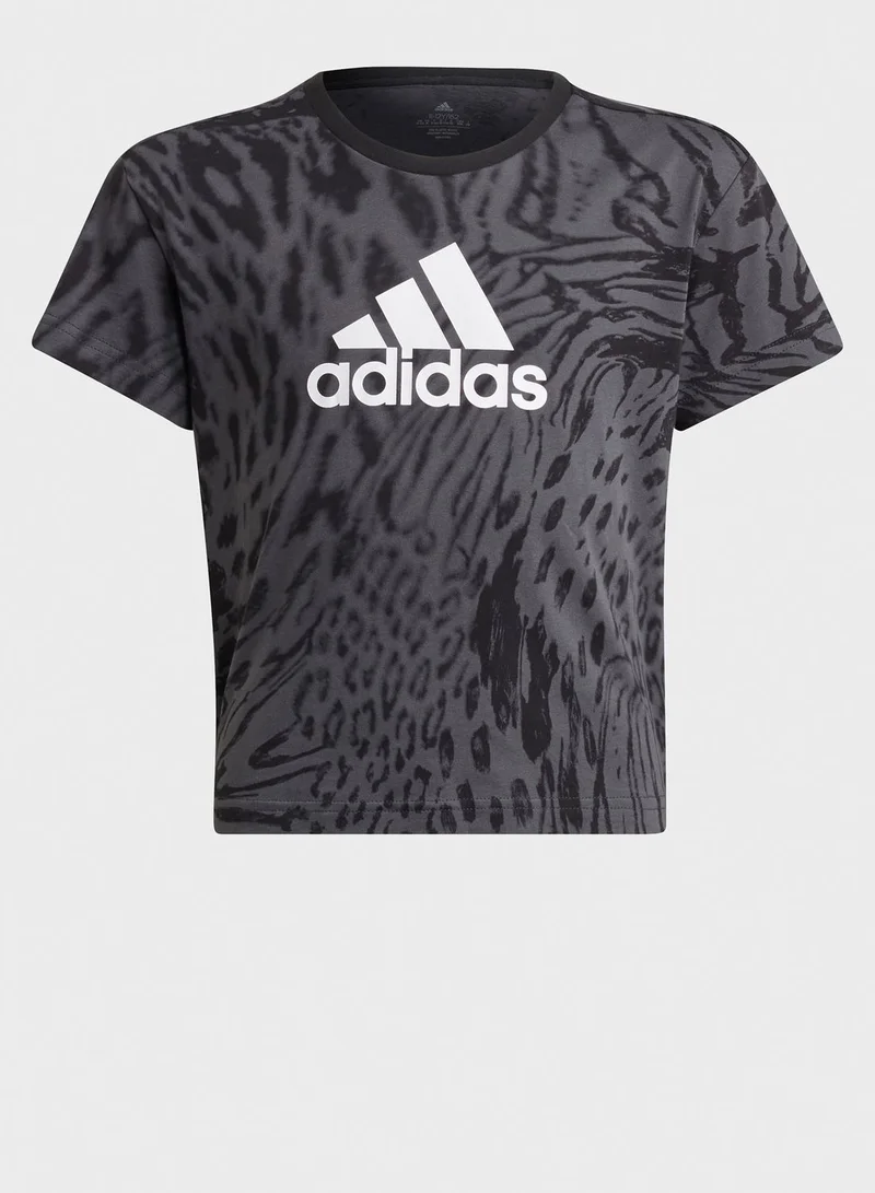 adidas تيشيرت رياضي شبابي