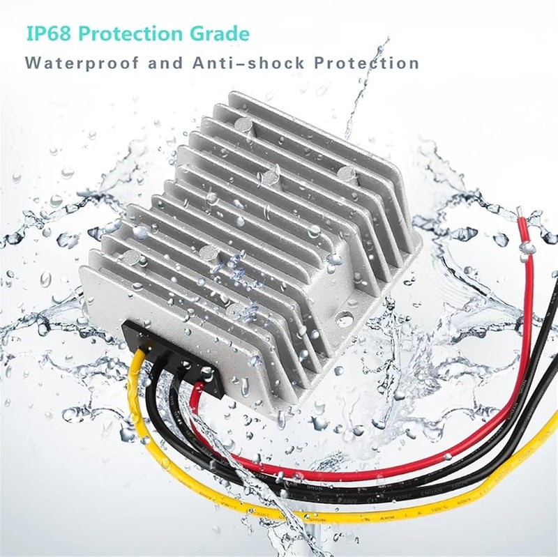 إلى 13.8 فولت 20 أمبير 276 واط وحدة تحويل تيار مستمر خافض للجهد من 36 فولت 48 فولت إلى 13.8 فولت 10 أمبير 15 أمبير 20 أمبير مصدر طاقة لسيارة إل إي دي شمسي - Image 5