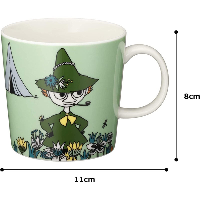 ARABIA Moomin Arabia Mug 10oz Snufkin Green - Image 3