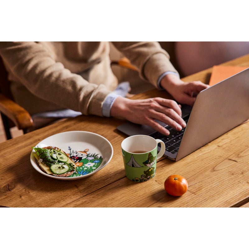 ARABIA Moomin Arabia Mug 10oz Snufkin Green - Image 5