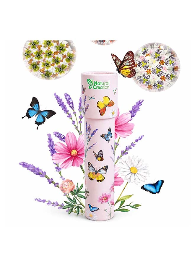 Avenir Natural Creation Magic Kaleidoscope – Butterfly | Rotating Color Patterns | Classic Optical Toy for Kids & Adults | Imagination & Visual Play - Image 2